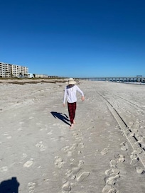 Took these photos just outside the condo. Great location! Didn't find a shark tooth, maybe next time! :)