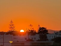 Sunset from the upper balcony