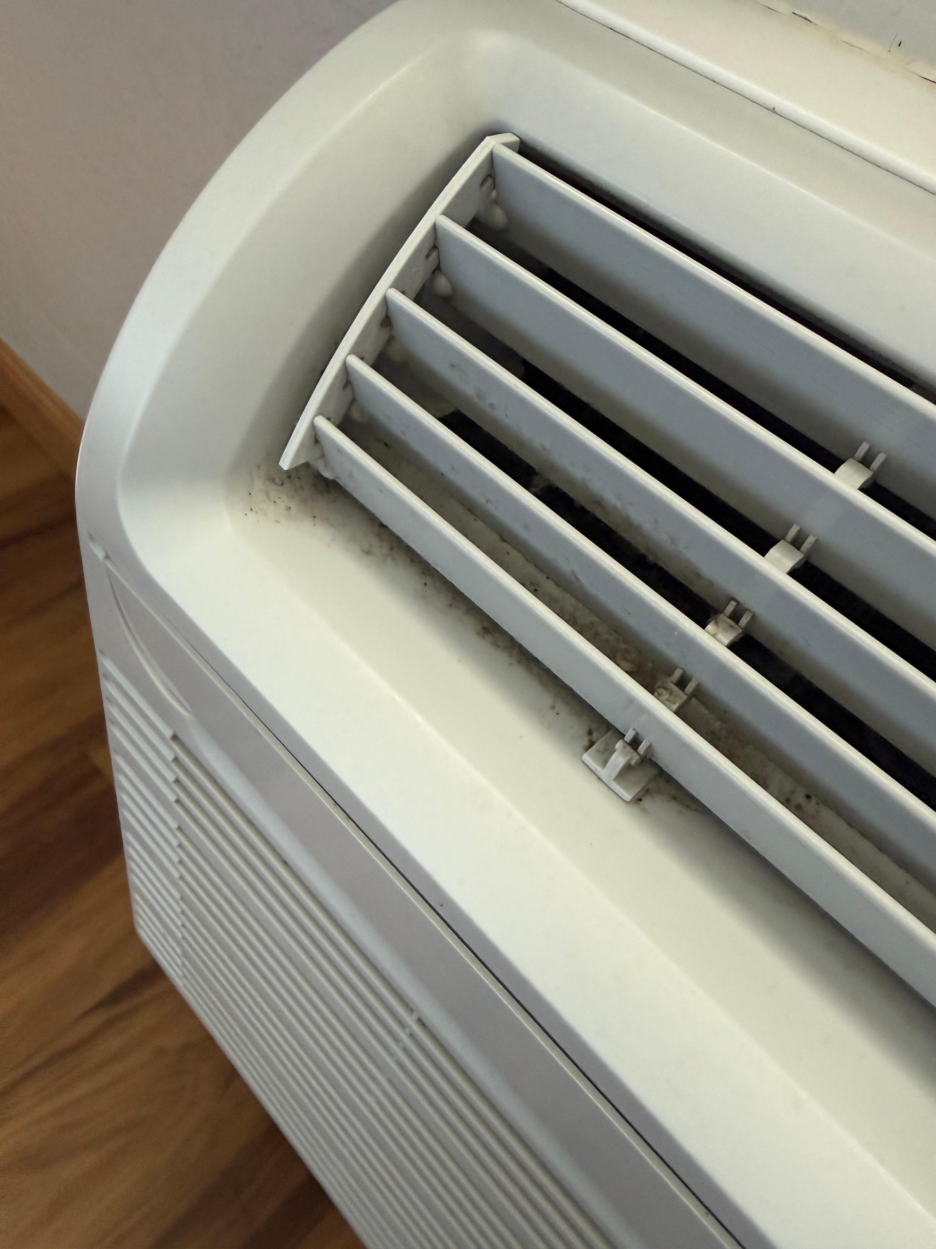 This is blowing air into the. Room and it’s gross 