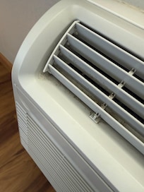 This is blowing air into the. Room and it’s gross