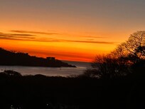 Sunset view from patio