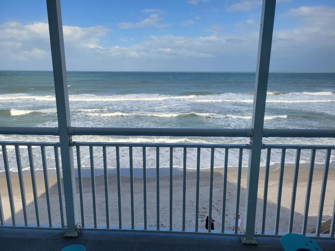 Ocean view from balcony