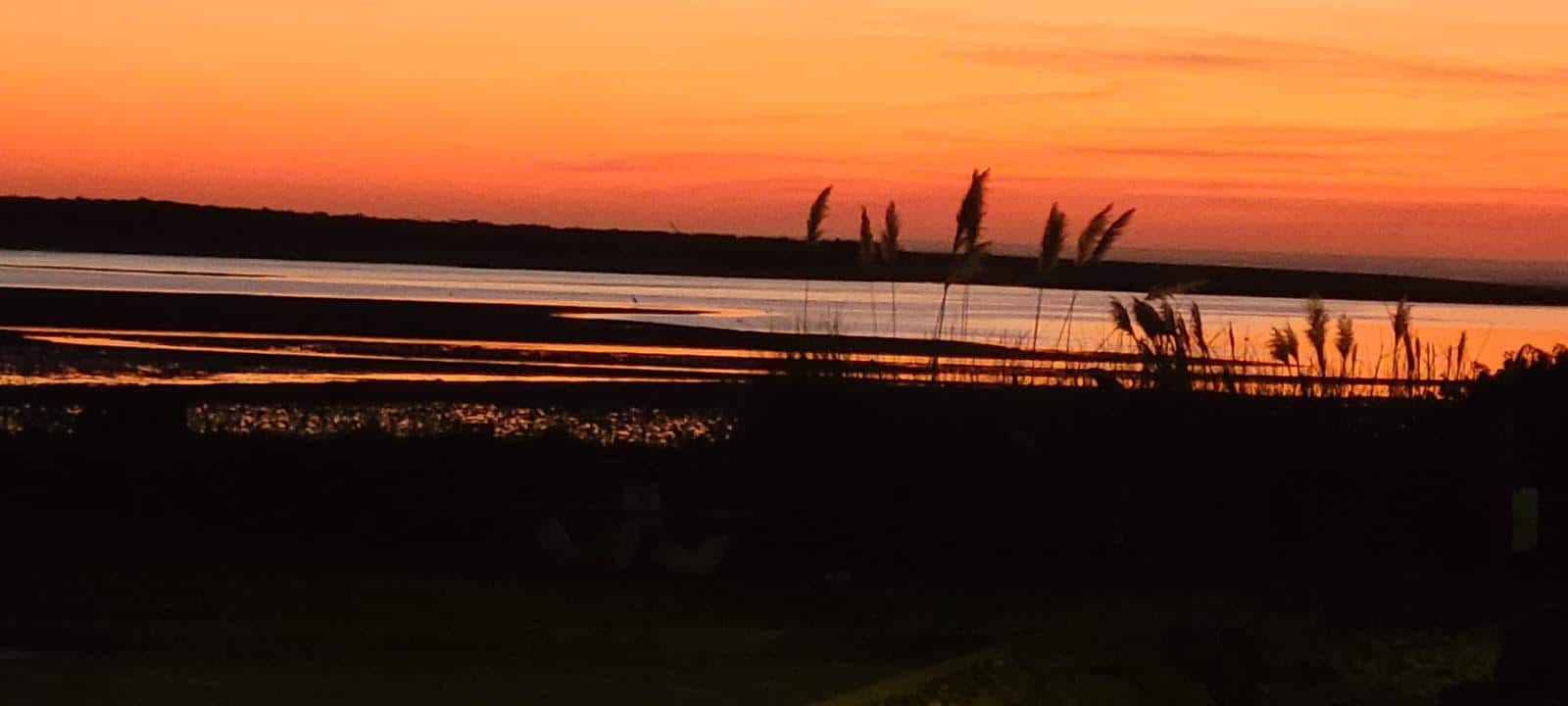 Sunset from the back deck