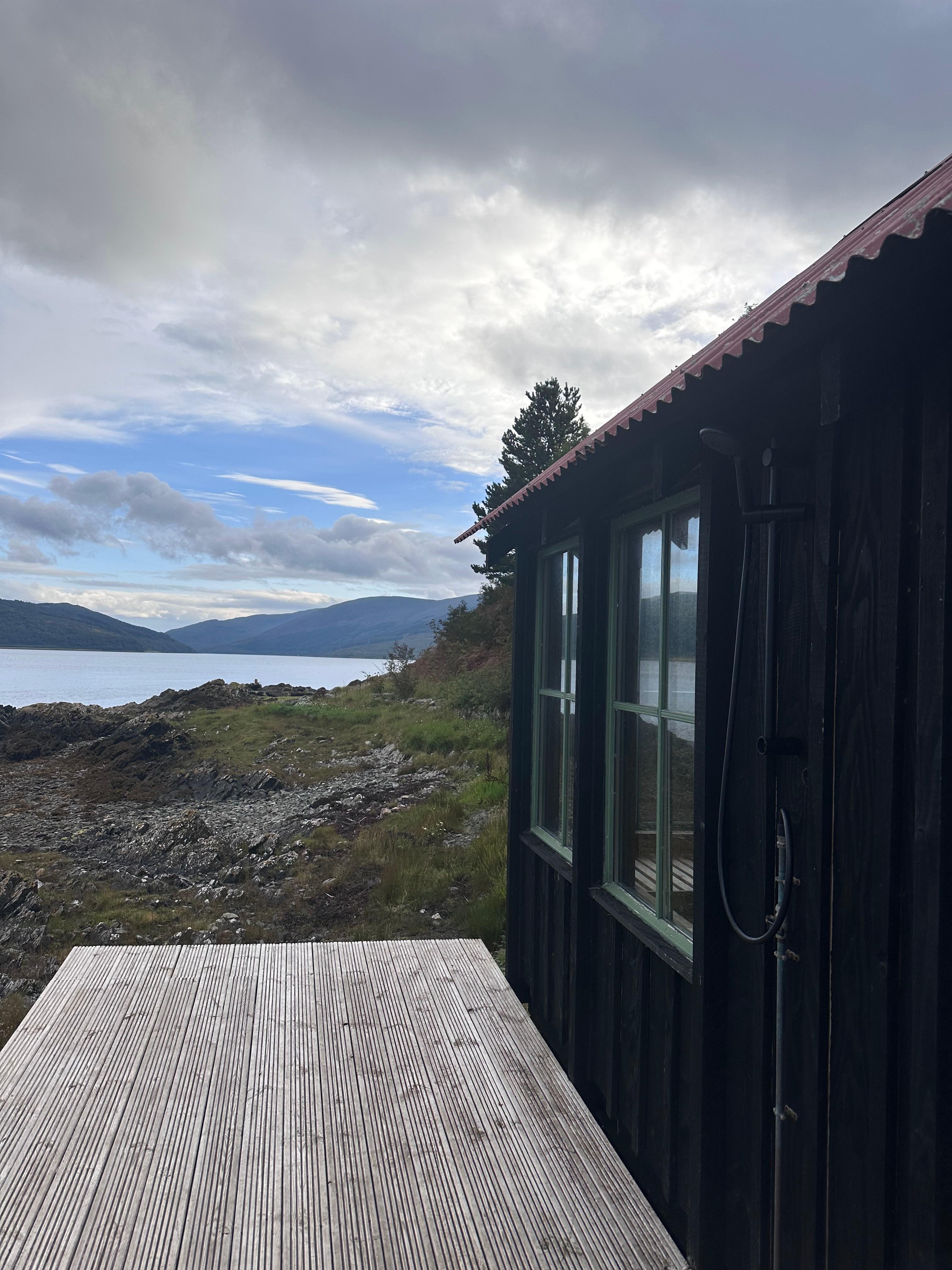 Sauna and view 