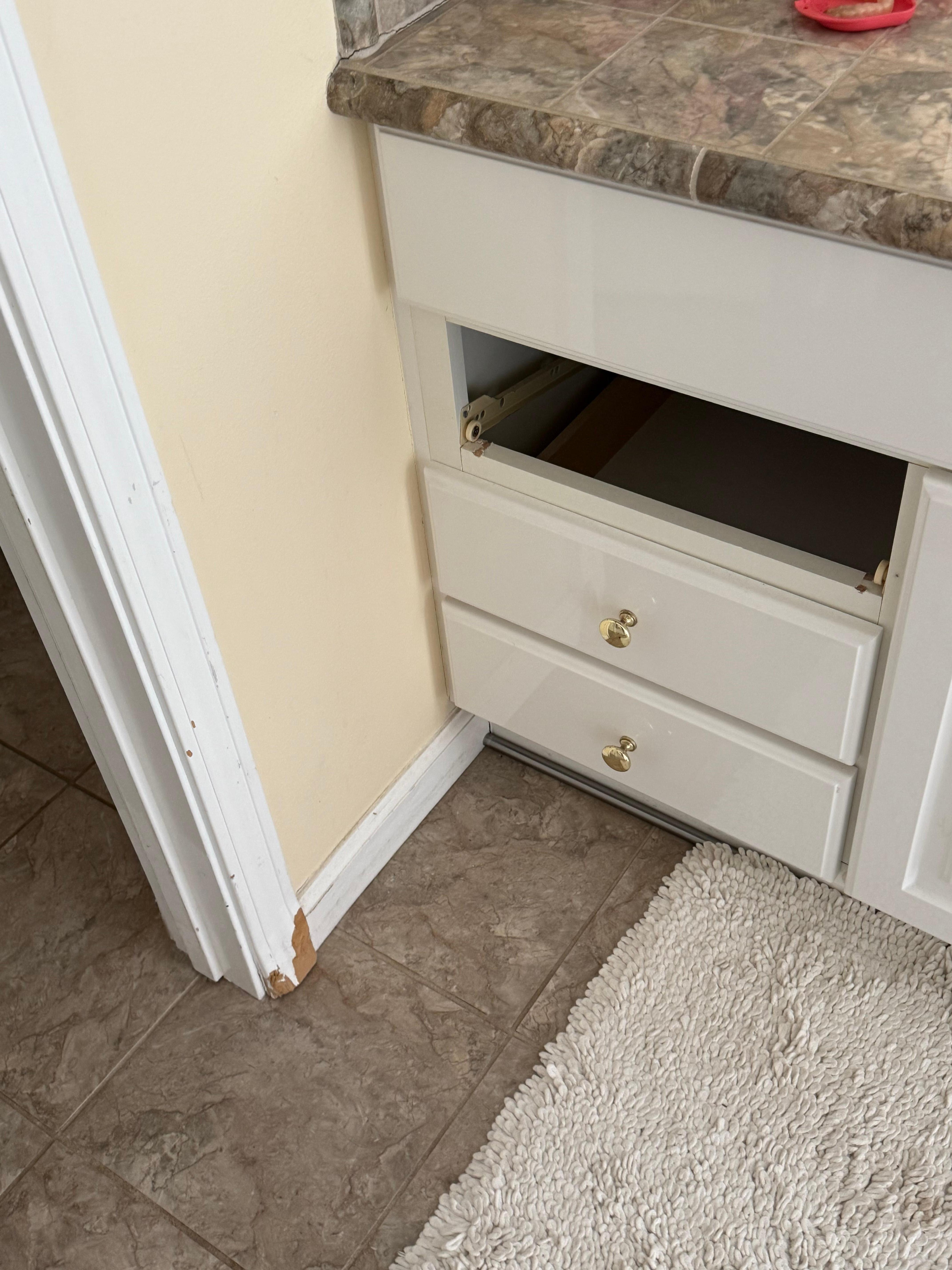 main bath vanity and trim