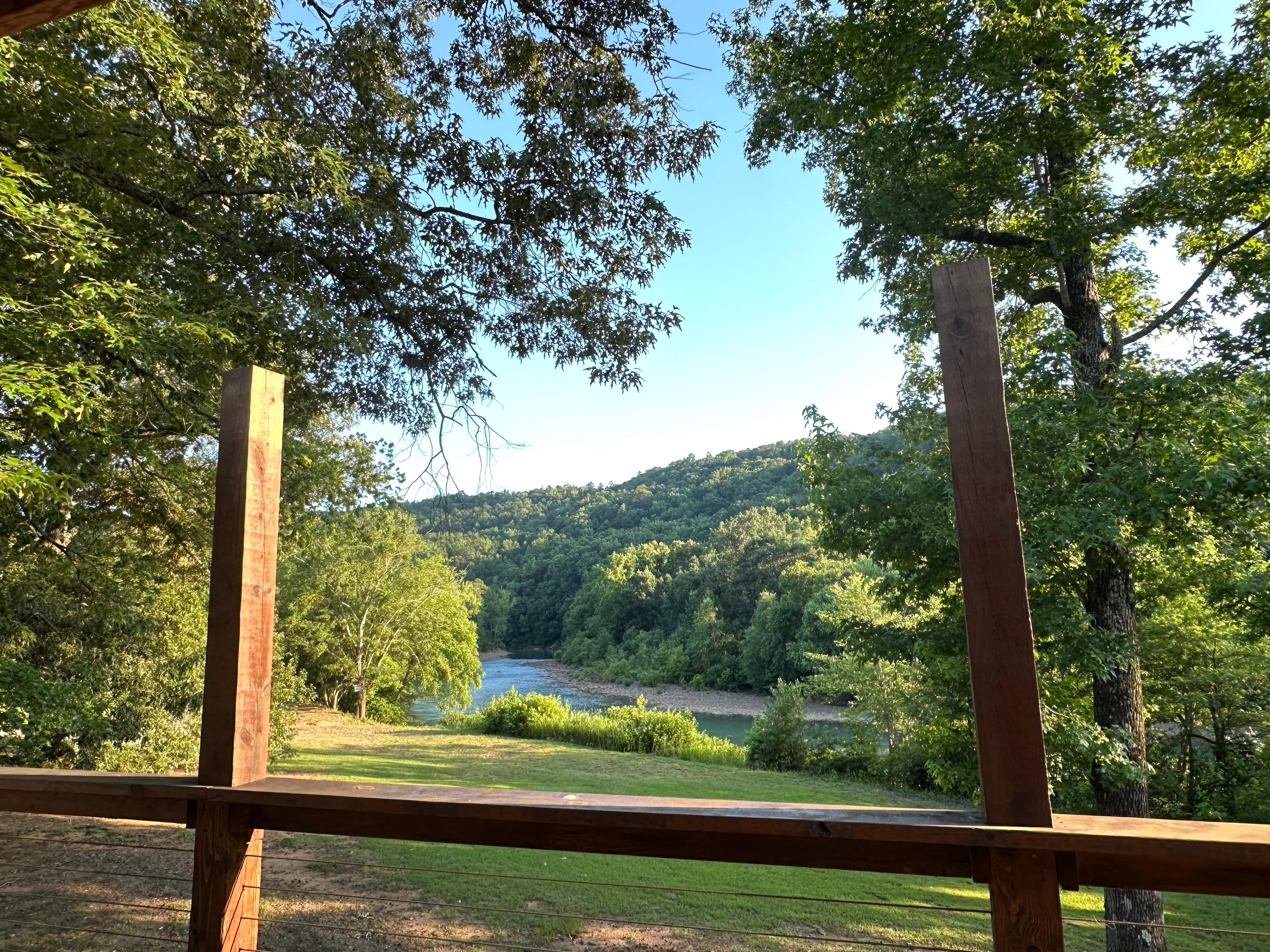 Dinner view from Byrd’s. Catfish and CFS were great!