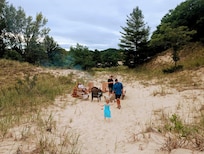 Fire pit and s’mores