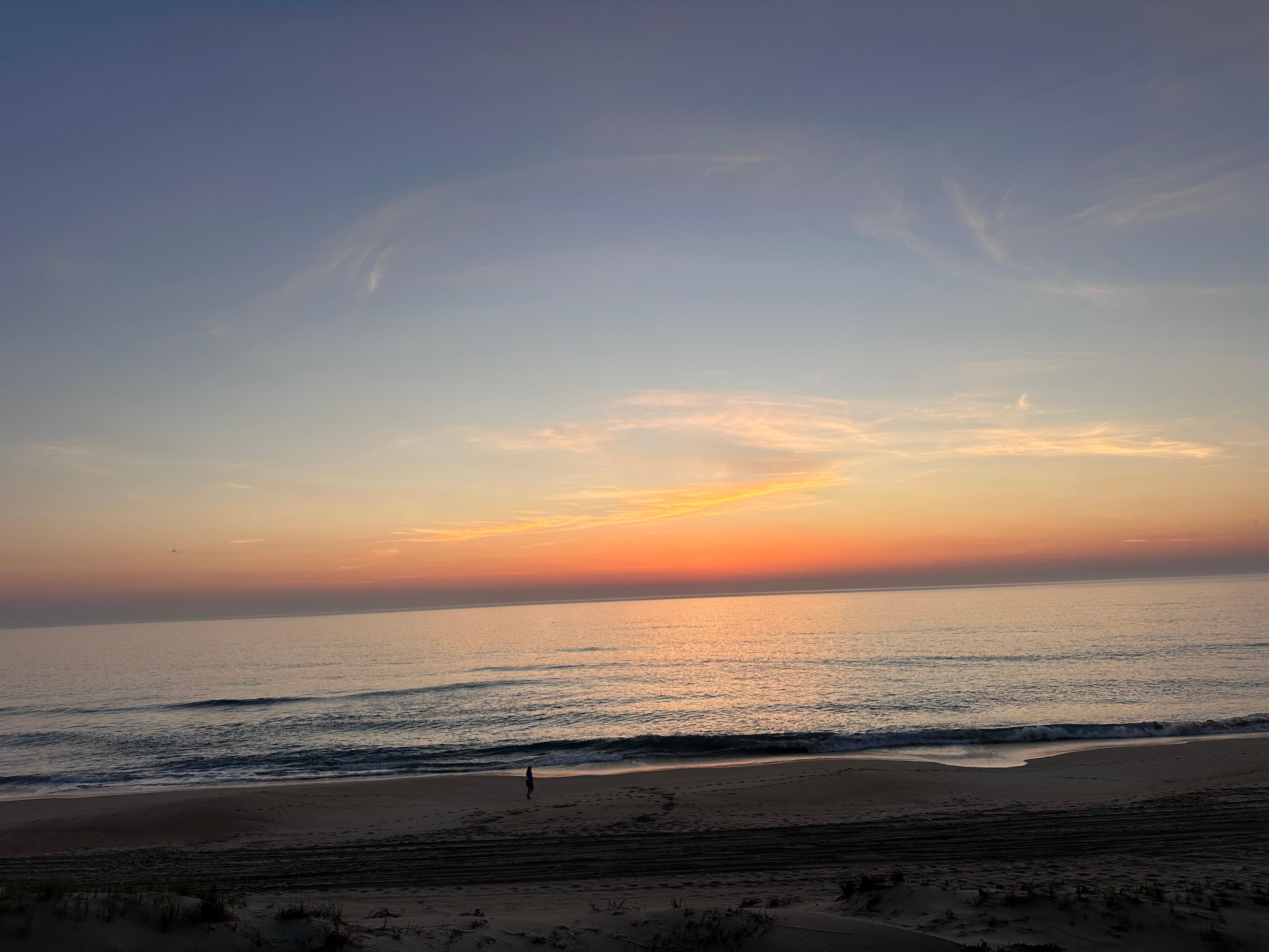 Sunrise from the balcony