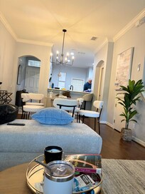 From the couch to the kitchen.