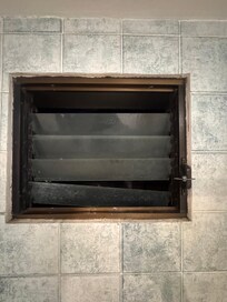 Broken window