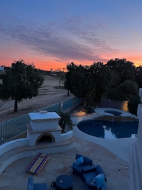 The pool and patio area provided many hours of enjoyment.