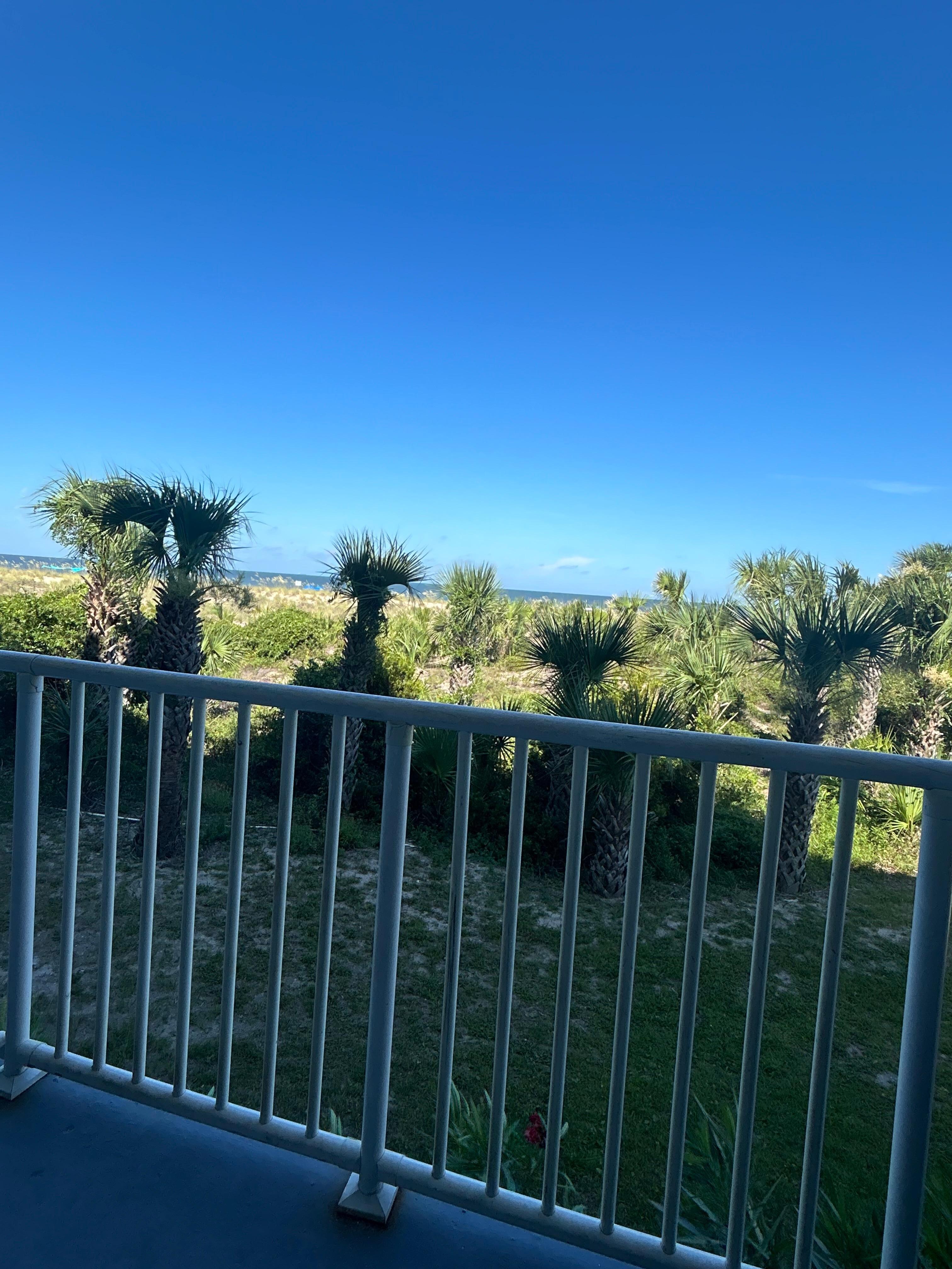 View from the balcony
