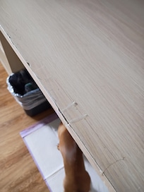 TV stand broken and taped