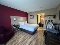 Wood floors are a great touch! No worrying about what’s in the carpet.