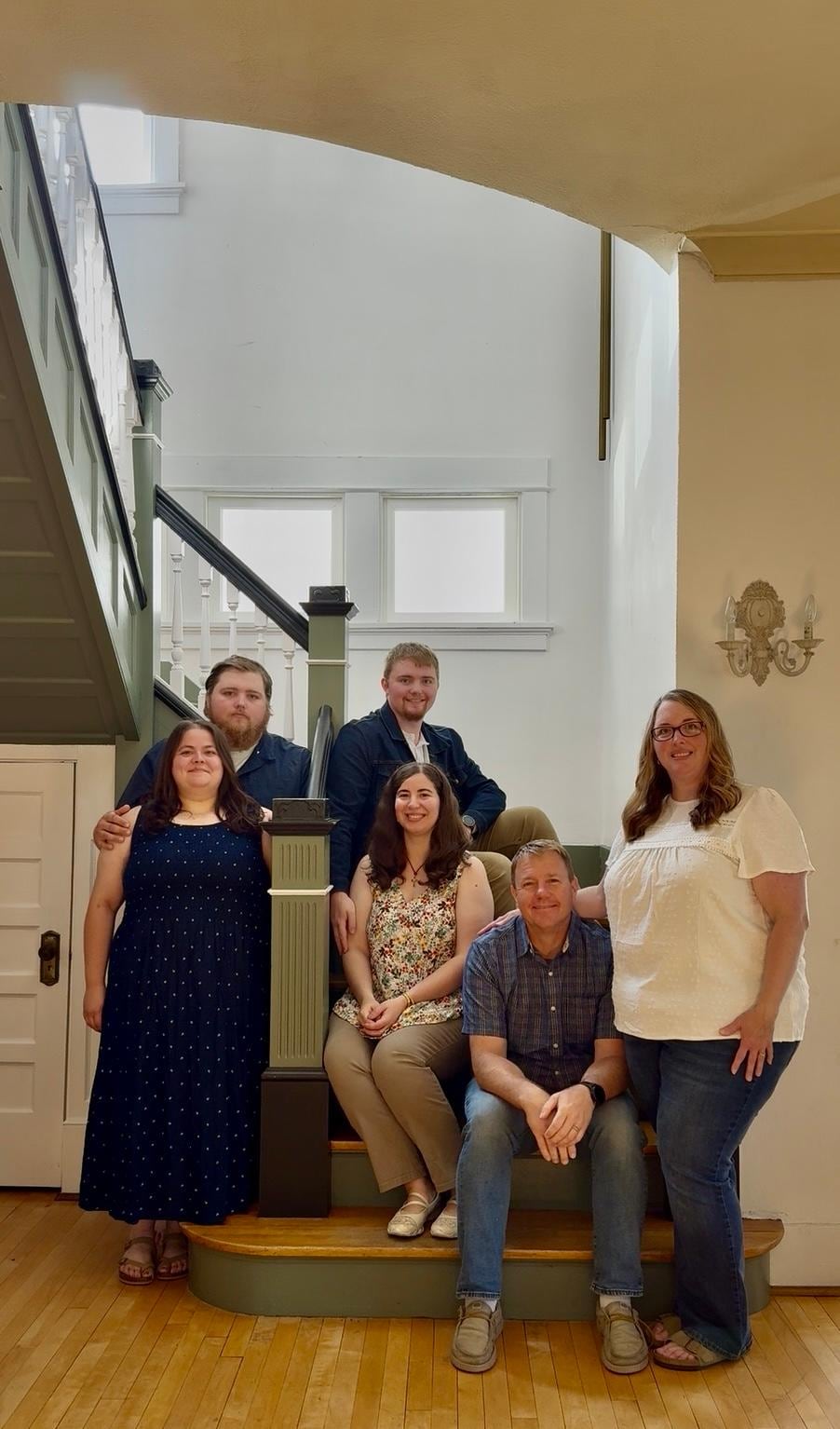 Great photo spot in the stairwell.