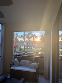 Morning lanai view