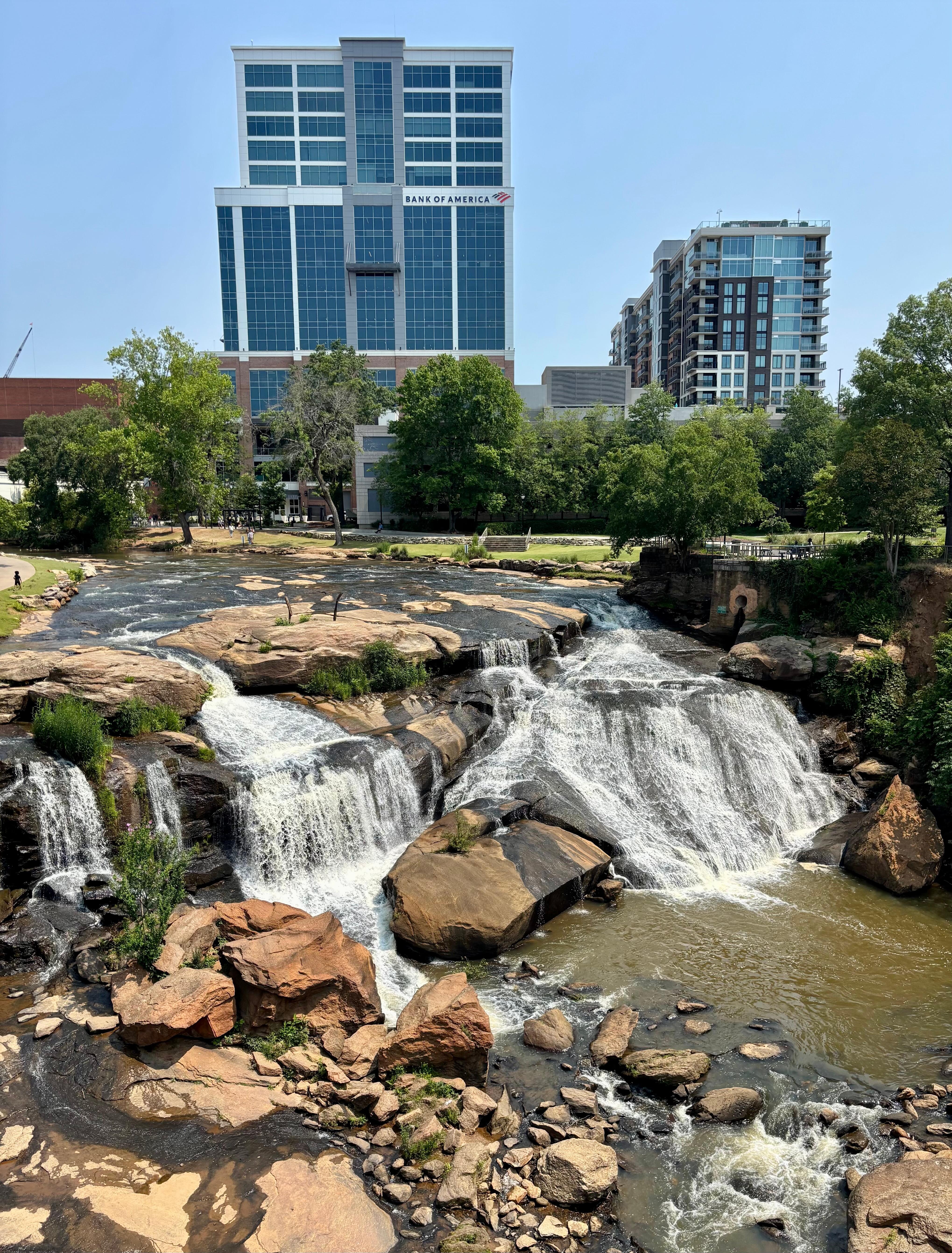 The Reedy River park is wonderful 