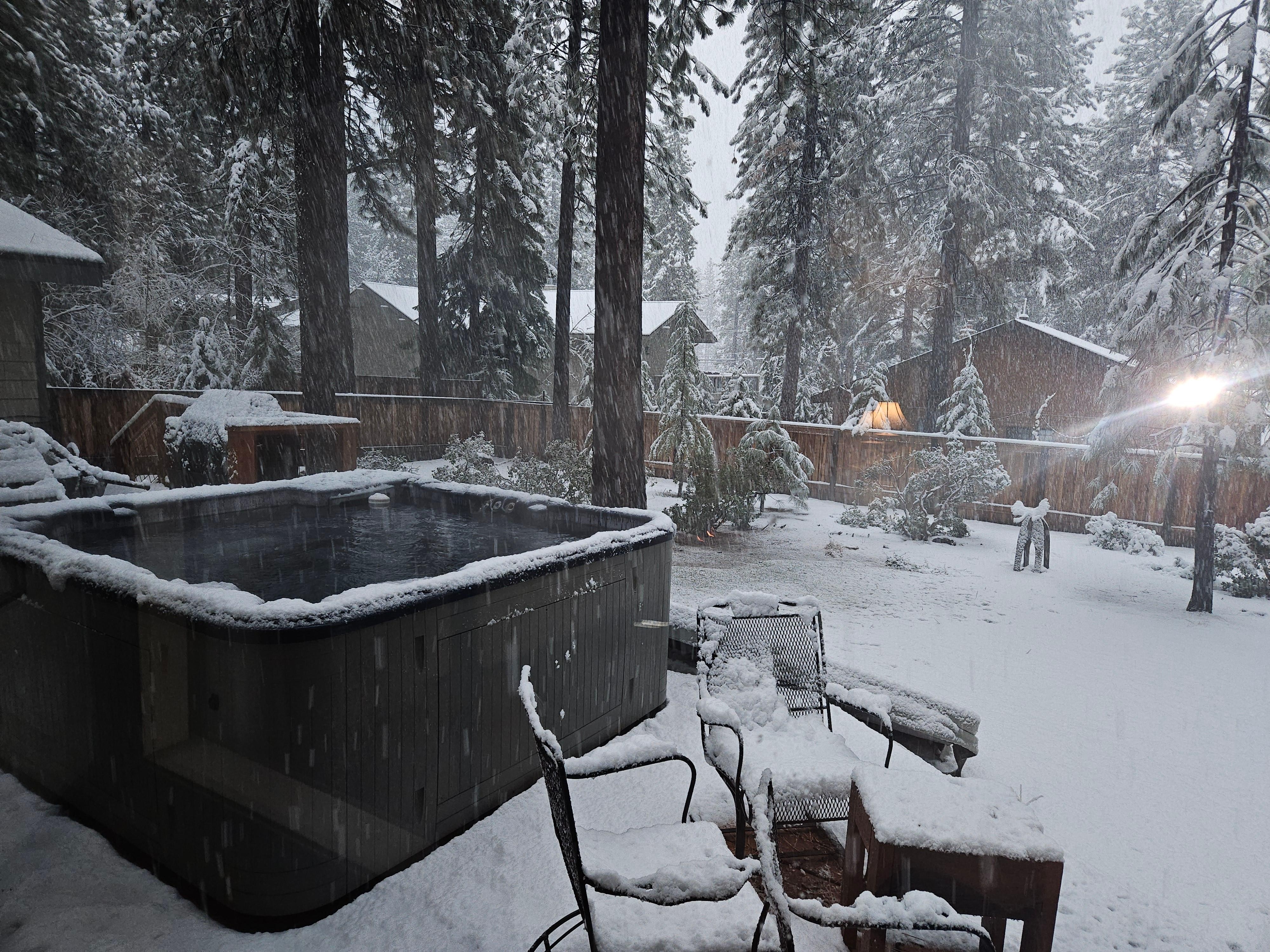 Hot Tub on back deck