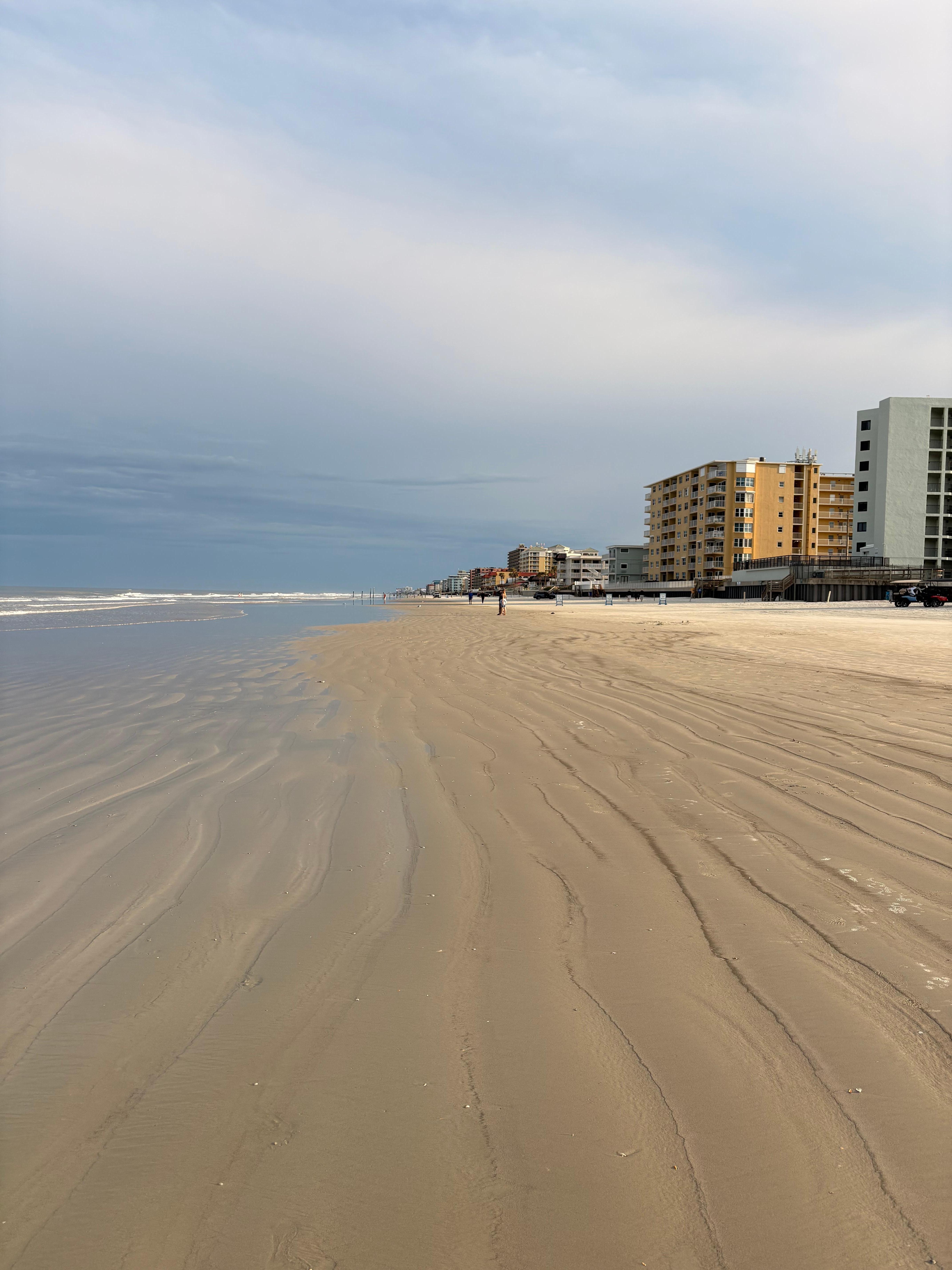 Beautiful beach with soft, white sand for miles