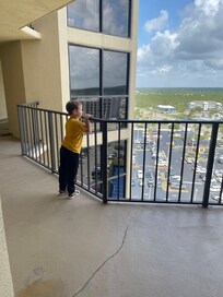 He loved the view.