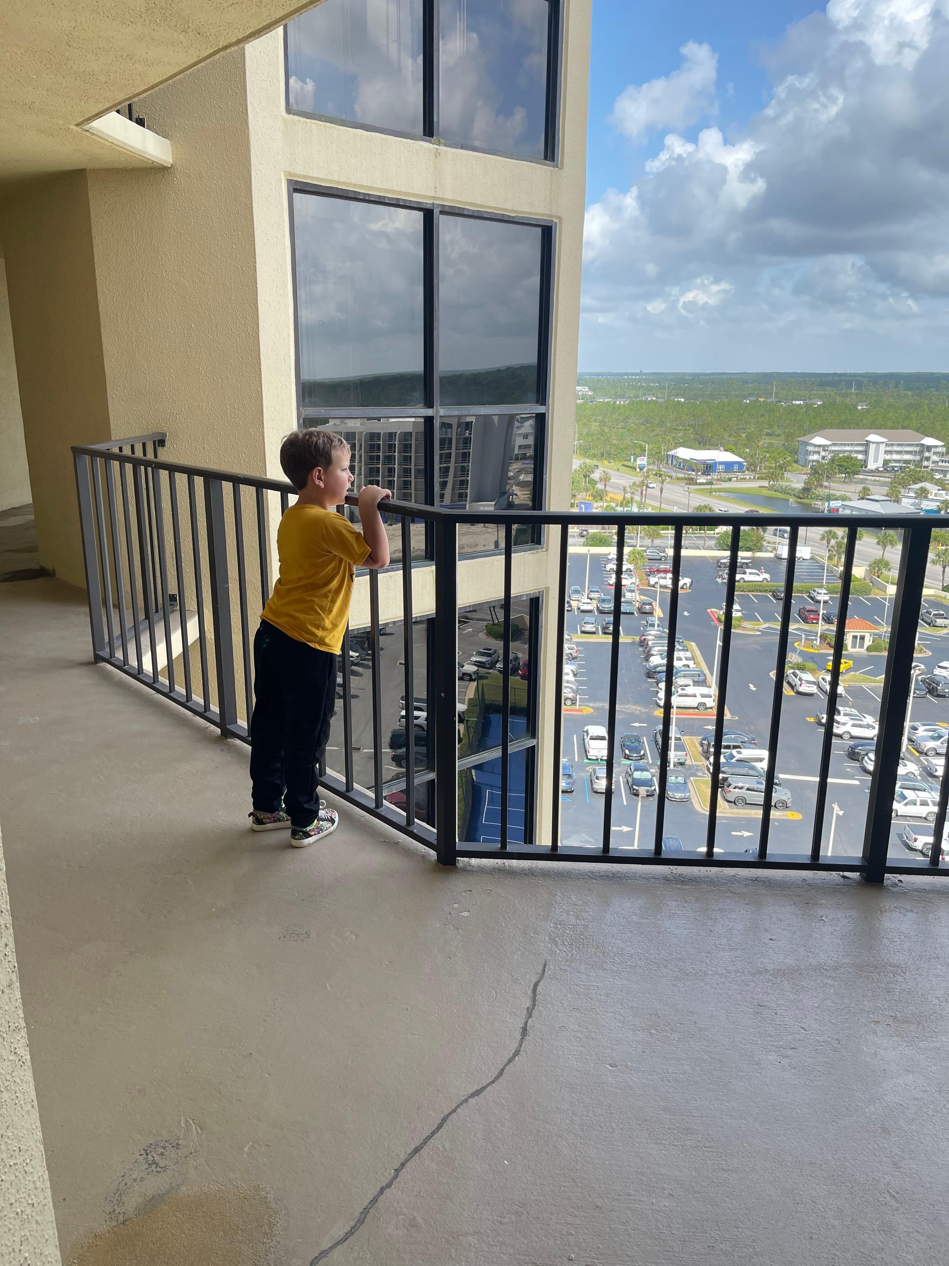 He loved the view.