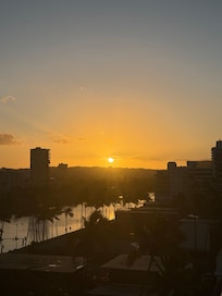 View from the room entrance balcony.