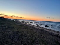 The Beach Opposite the hotel