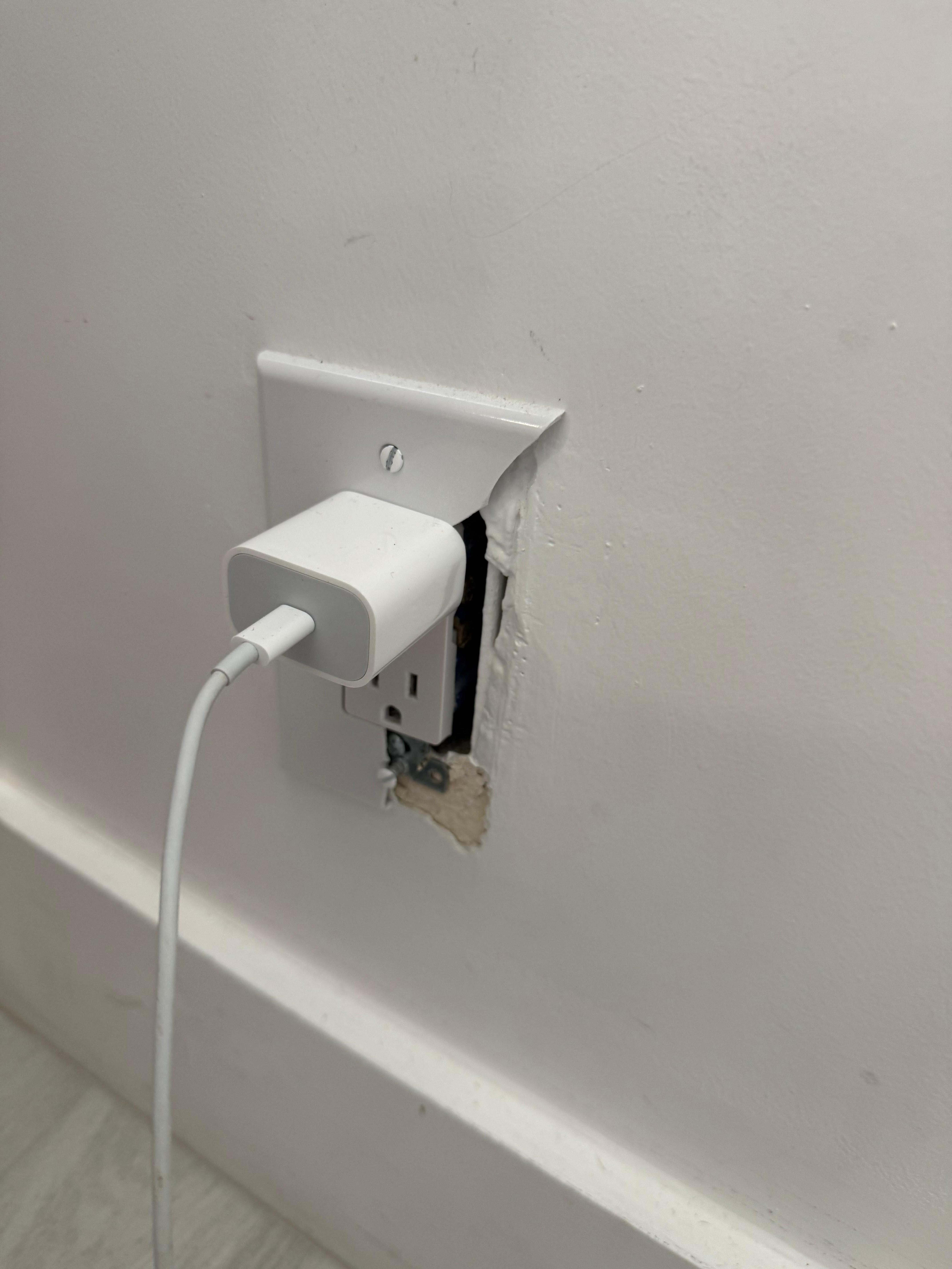 Broken Electrical Outlet