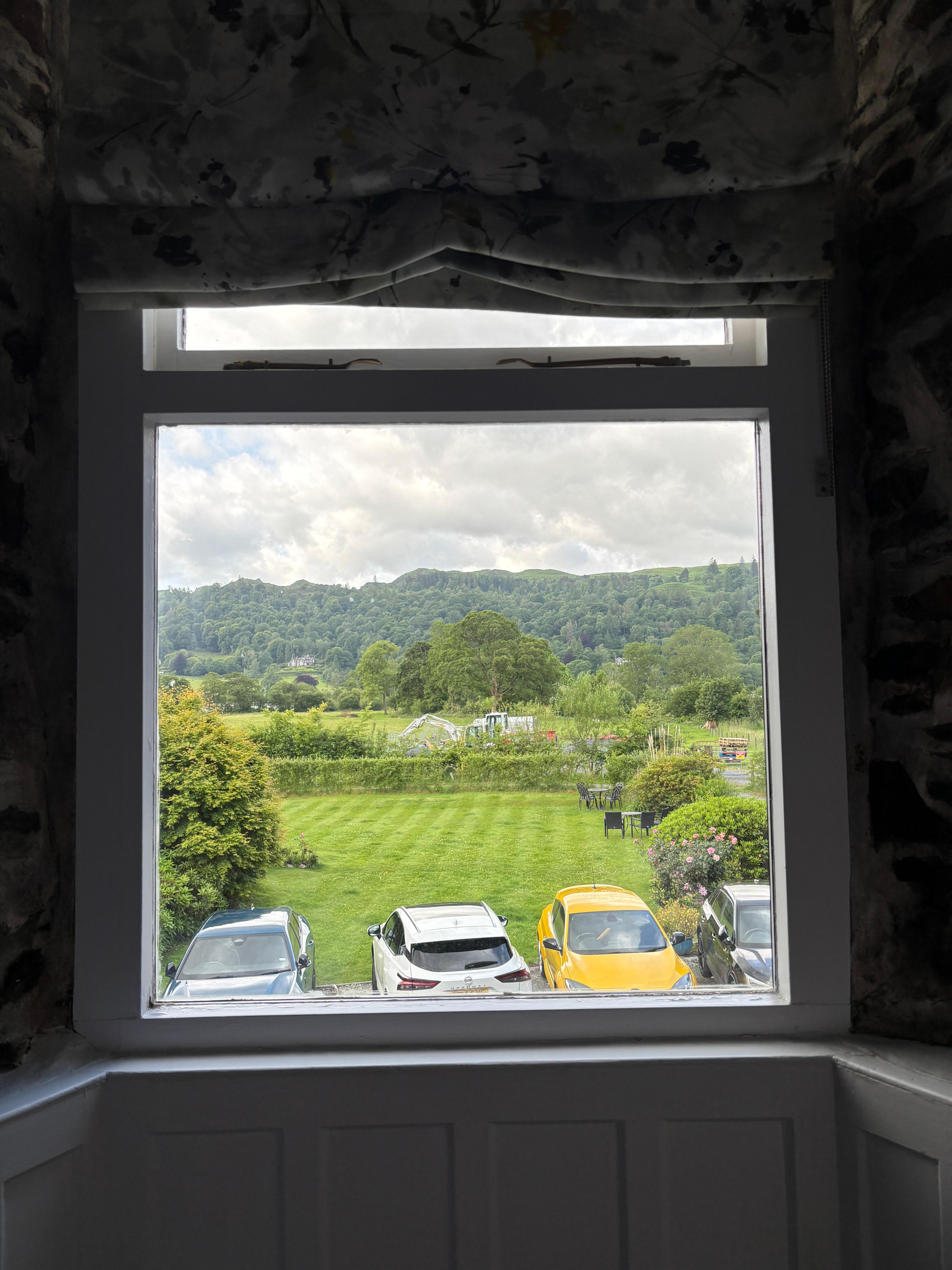 The view from the Lake room