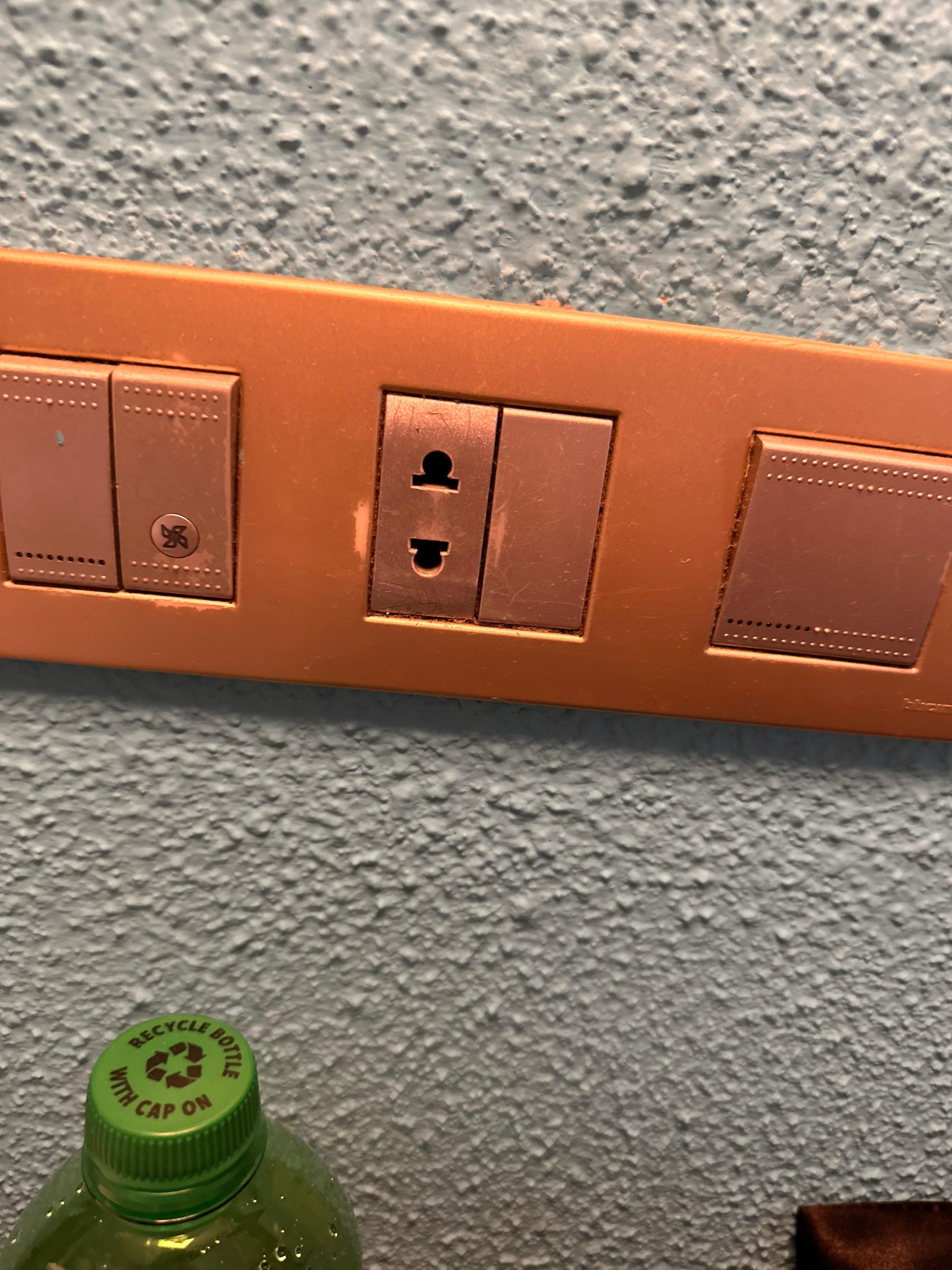 This is the type of plugin they use and there was only one in my room! 