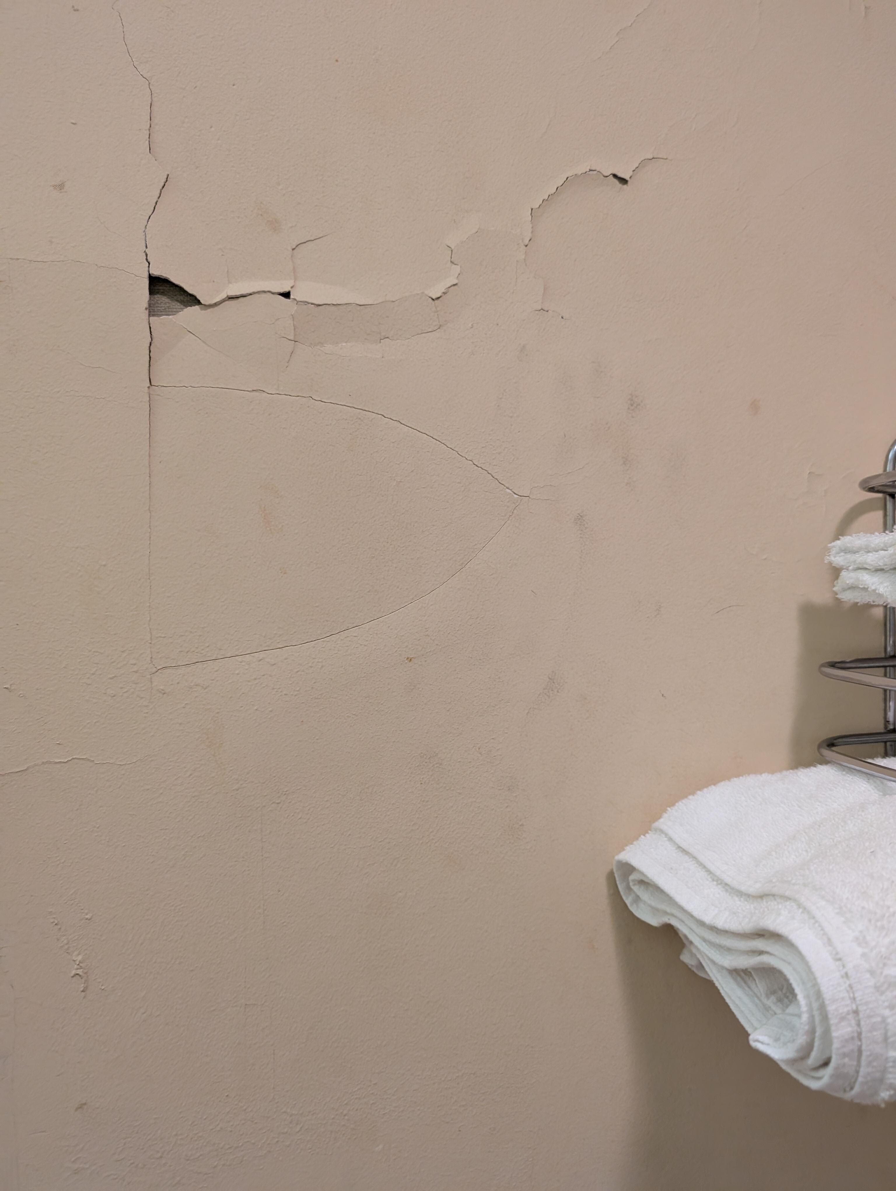 Bathroom wall