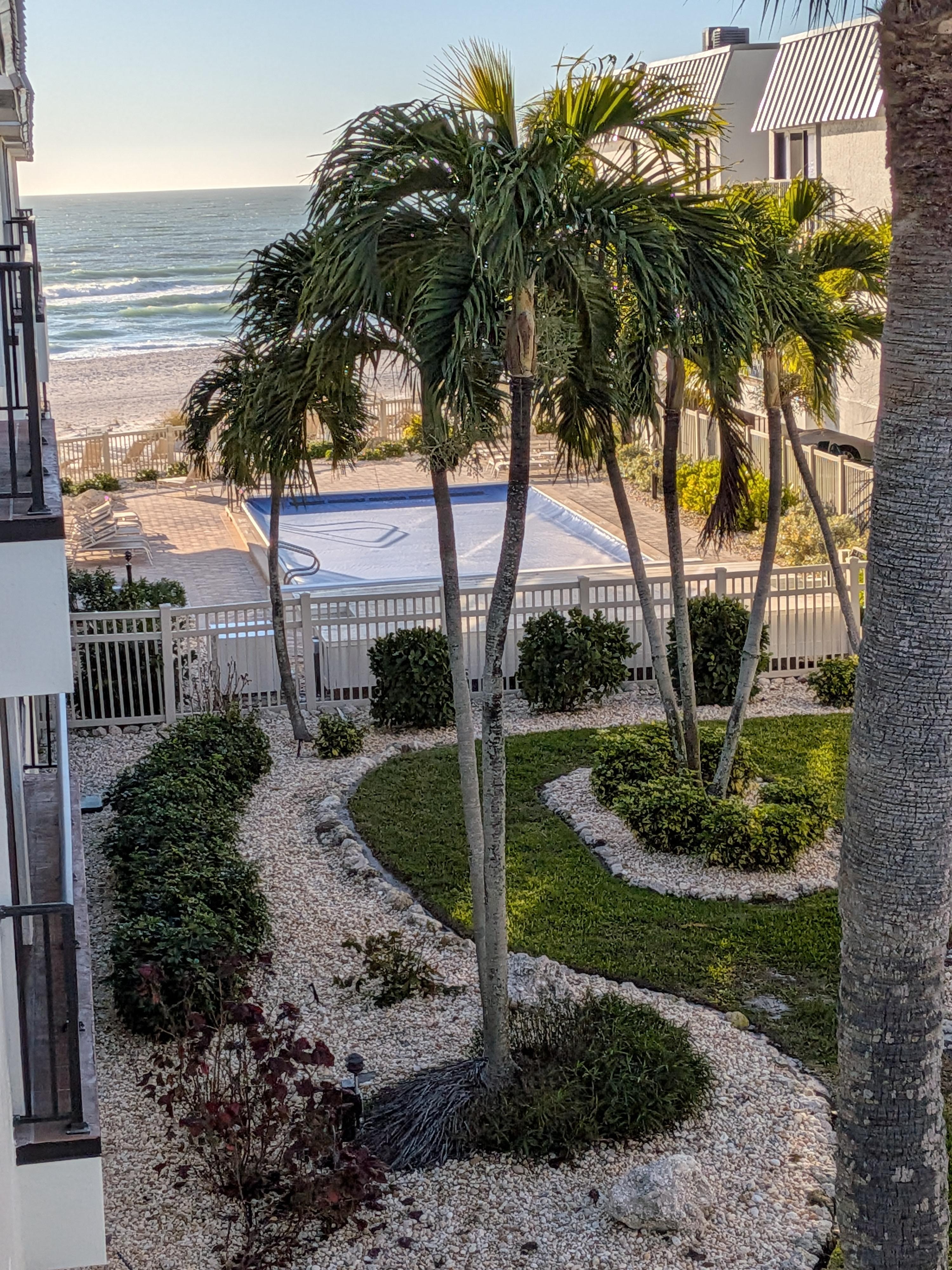 Waters Edge pool and landscaping