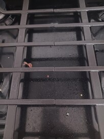 The guys don't wipe down the stove after using it.