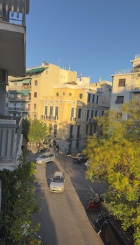 View from the balcony to Makrianni St.