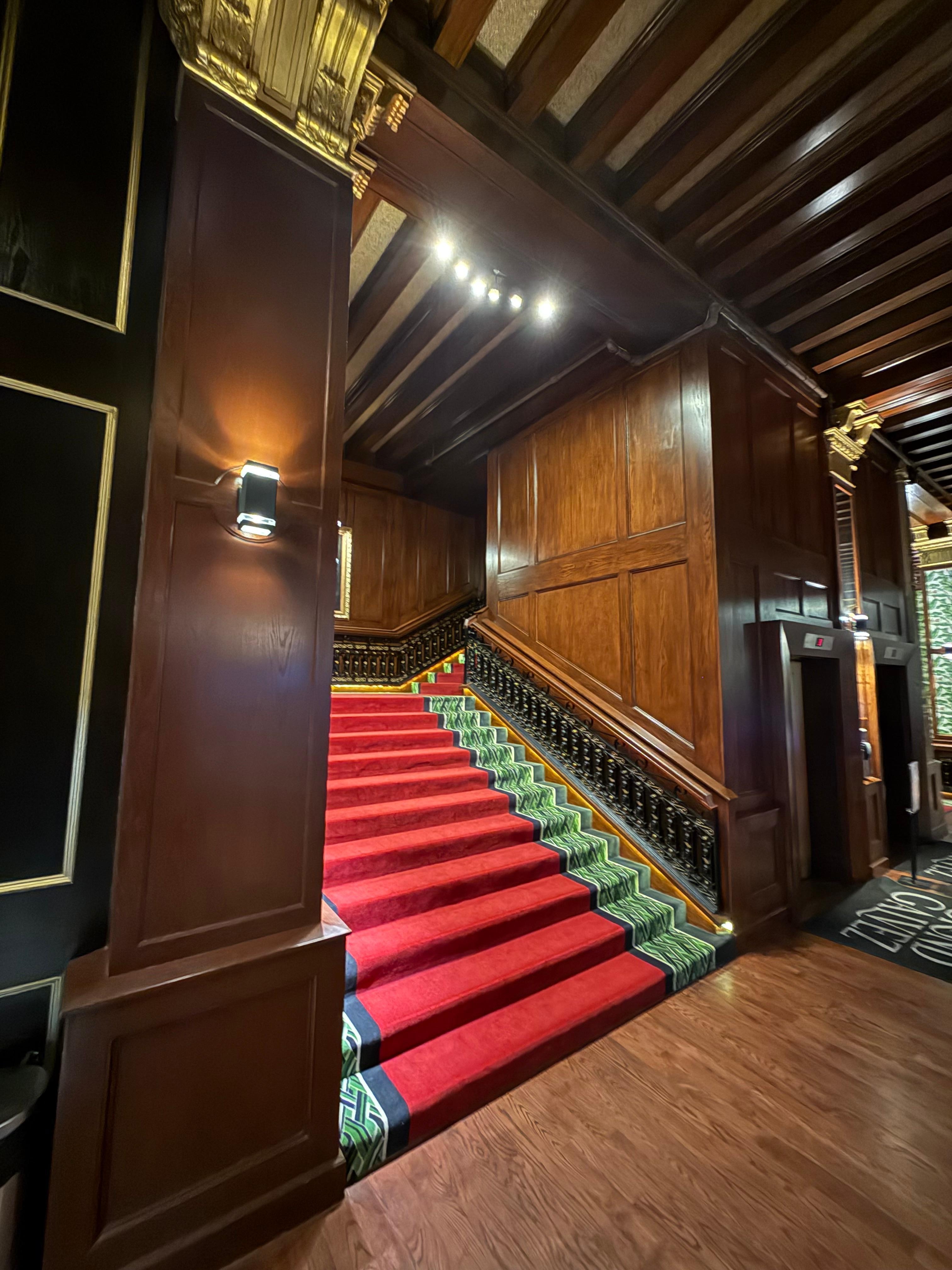 Beautiful woodwork everywhere!