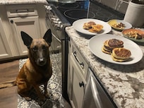 Lovely kitchen stocked with everything needed for cooking meals!