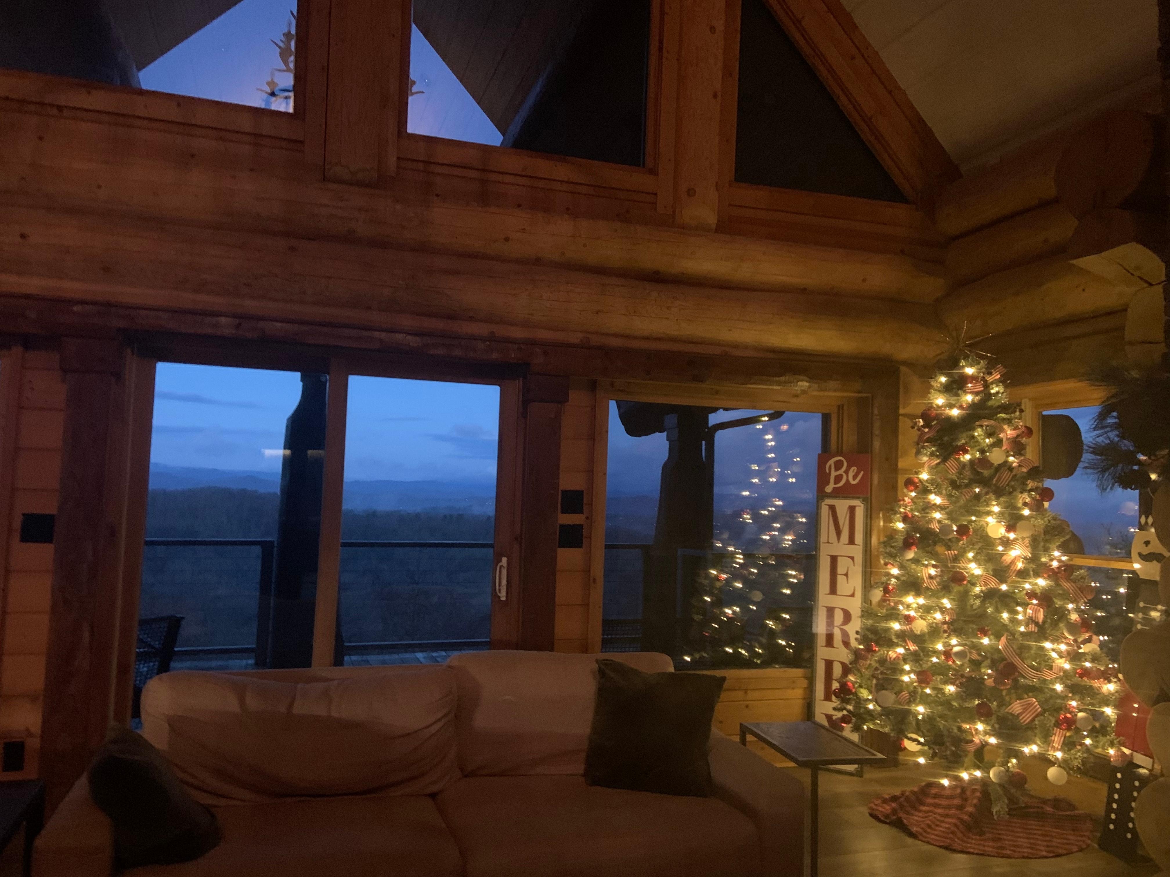 A few Christmas touches were great!!