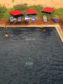 Pool view from room 323