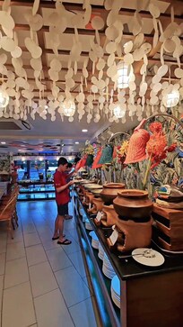 Their breakfast buffet.