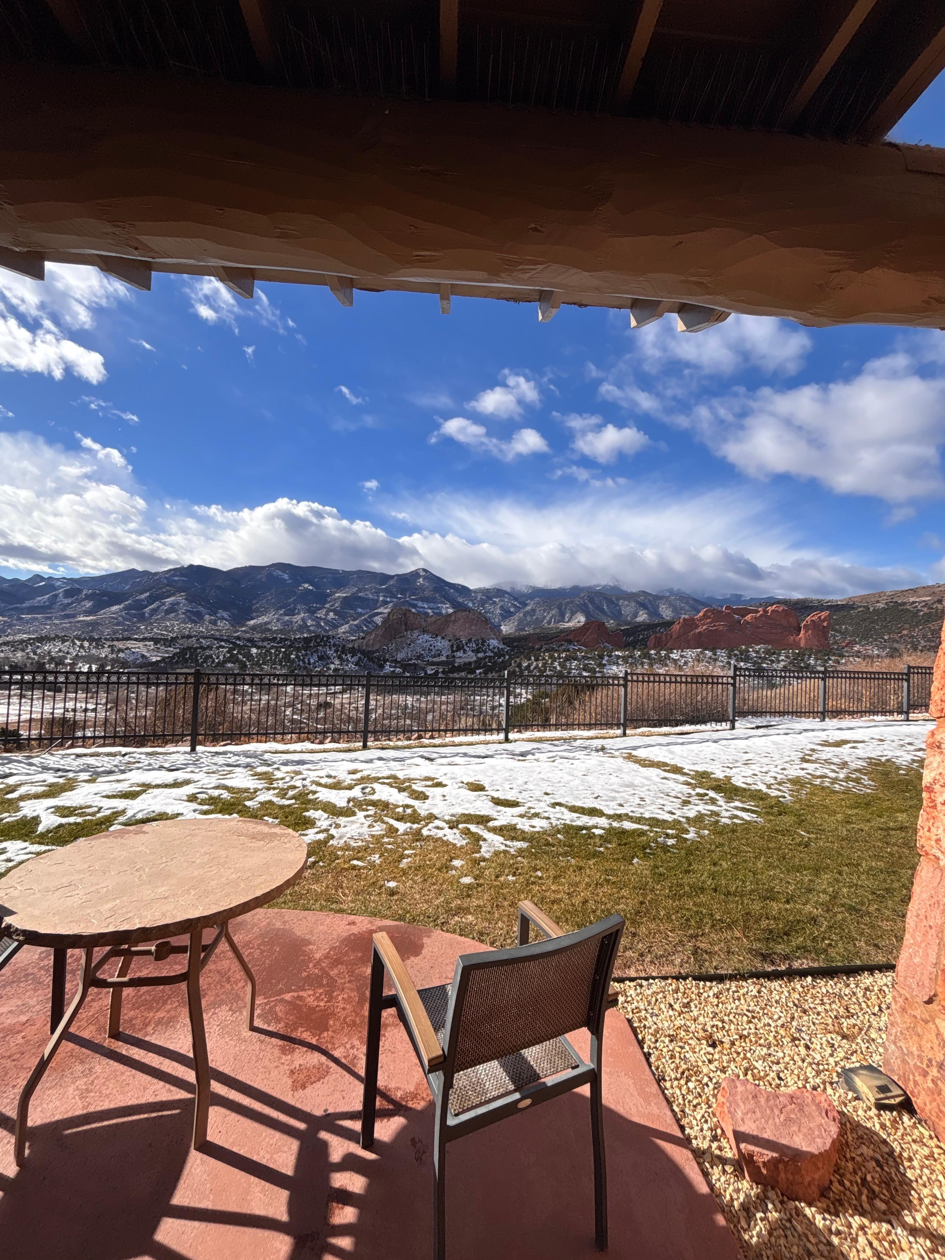 The view from our room 