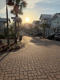 Street view. The rental is the last one in the right.