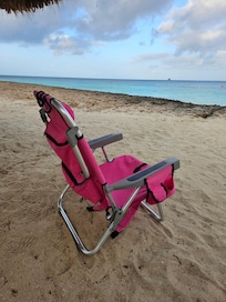 The beach chairs are really a plus.