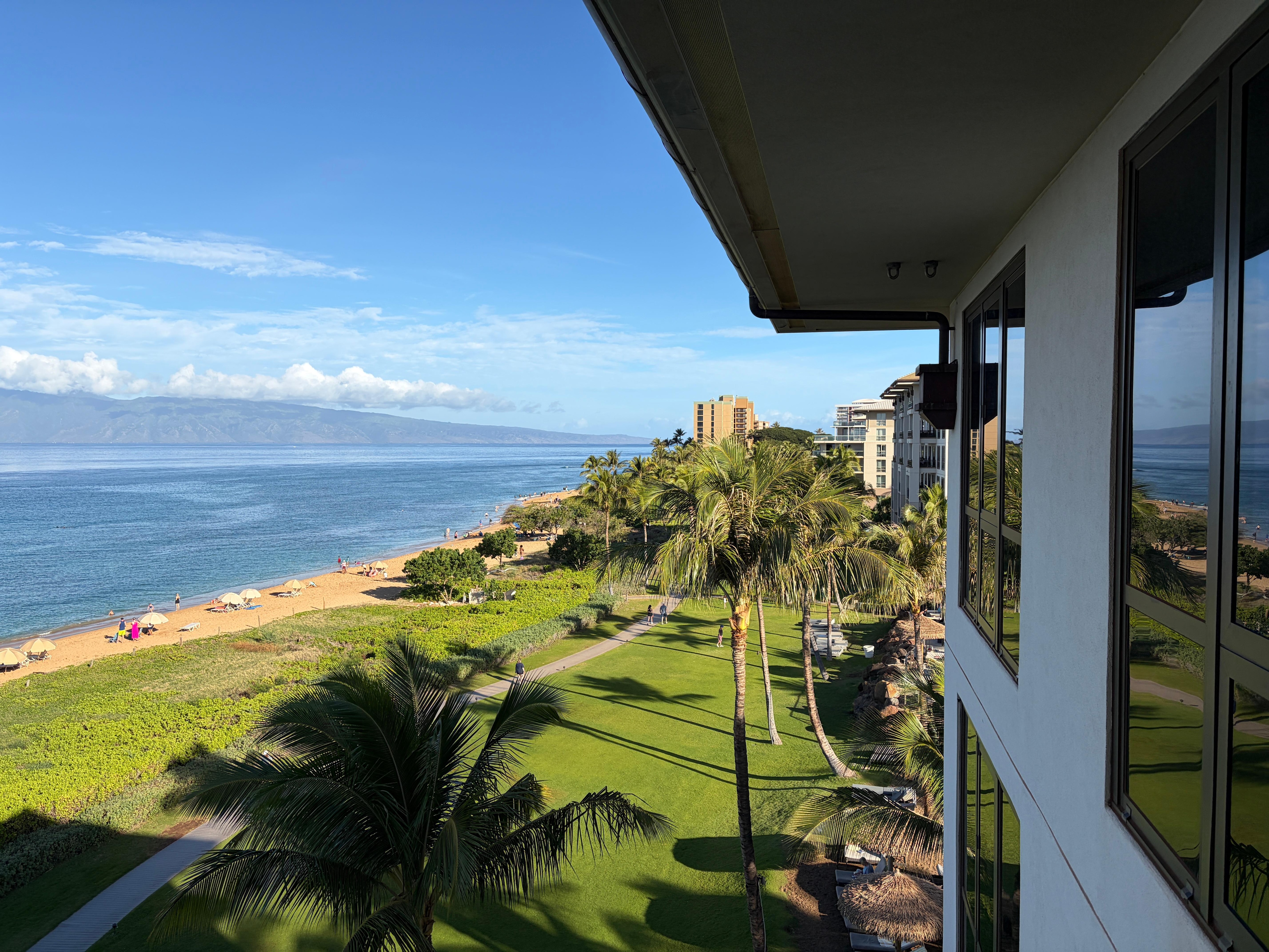 View from the unit we were assigned. 