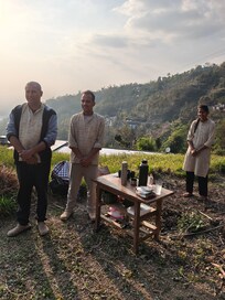 Evening picnic with our guests and local family.