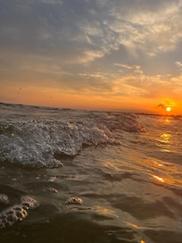 Sunset by condo
