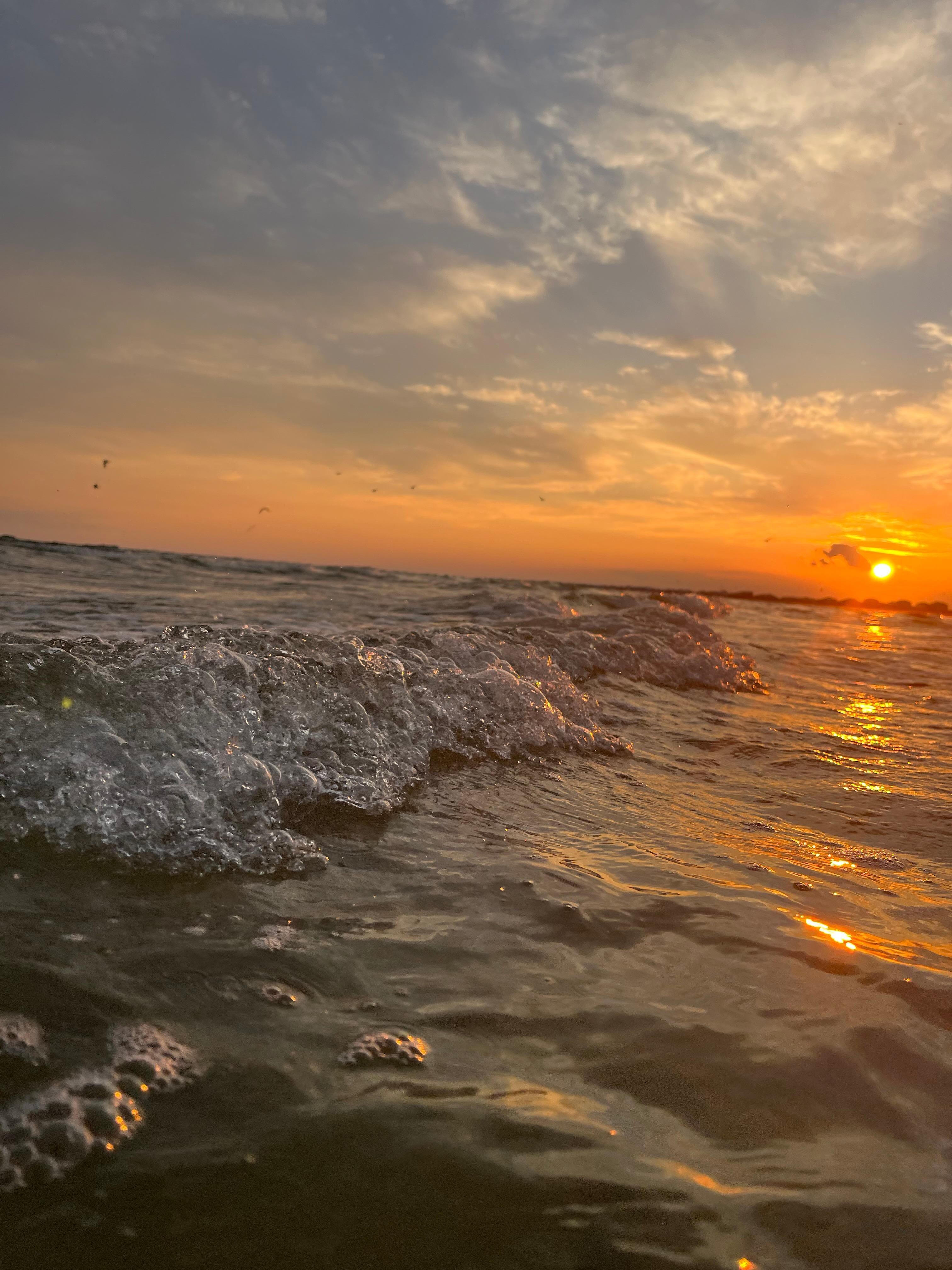 Sunset by condo