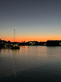 Sunset from dock