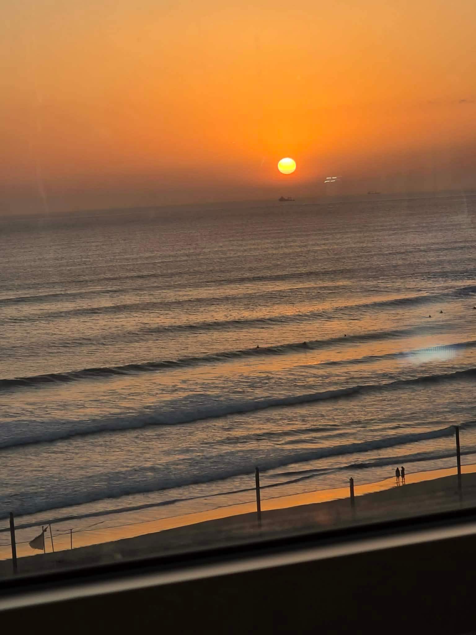 View from the restaurant at the 8th floor