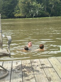 Brave enough to take a dip!