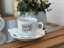 Coffee/wine cups in room